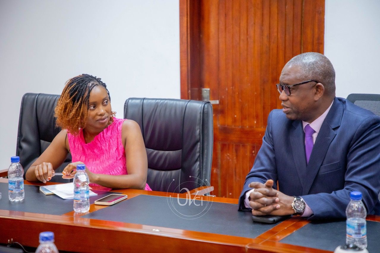 A l'université virtuelle de Côte d'Ivoire dans le cadre d'un partenariat avec l'association ELIT 2025