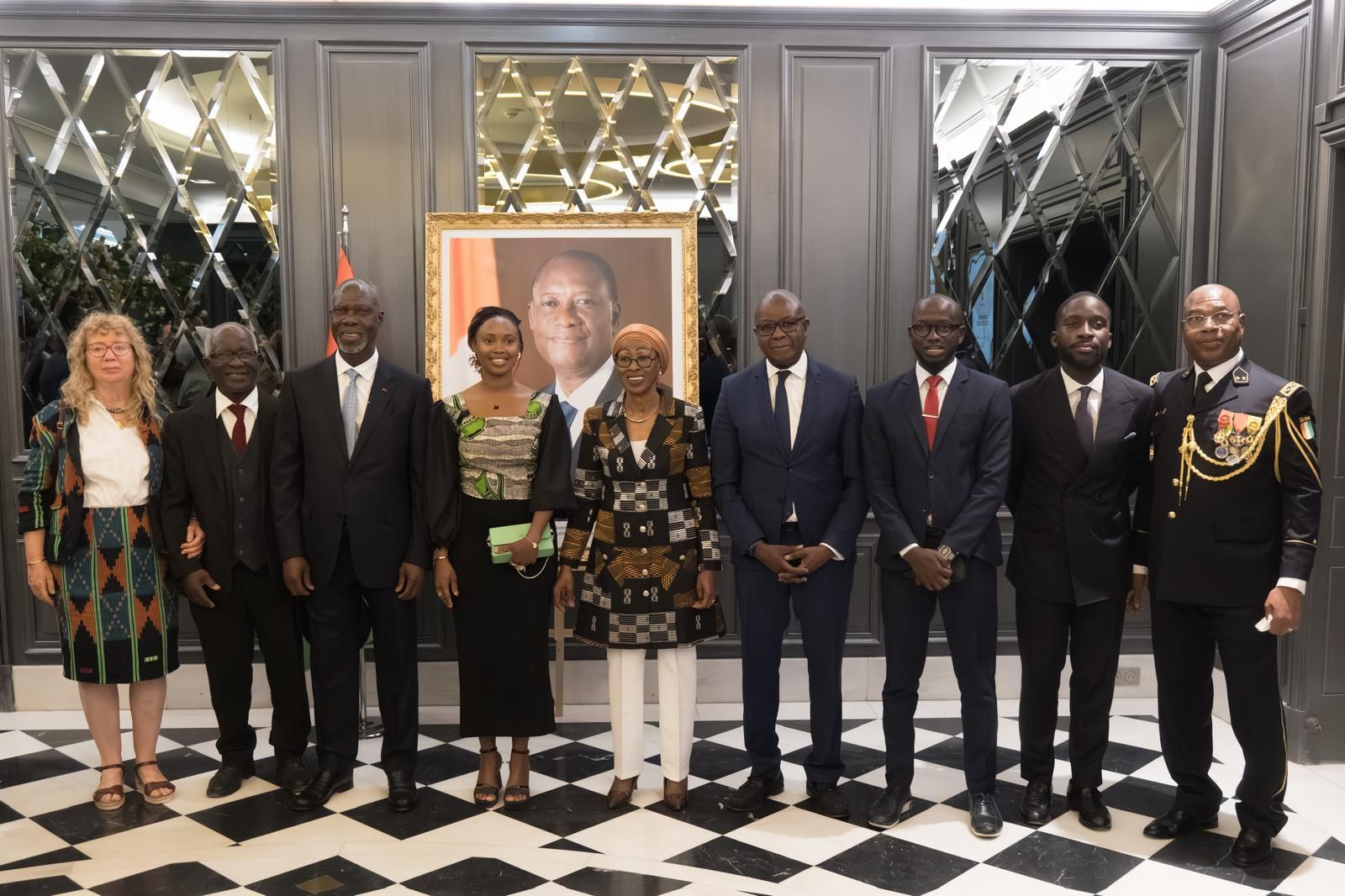 Celebration de la fête de l'indépendance de la Côte d'Ivoire 2025
